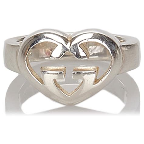 bague coeur gucci|Bague Gucci Heart avec détail GG .